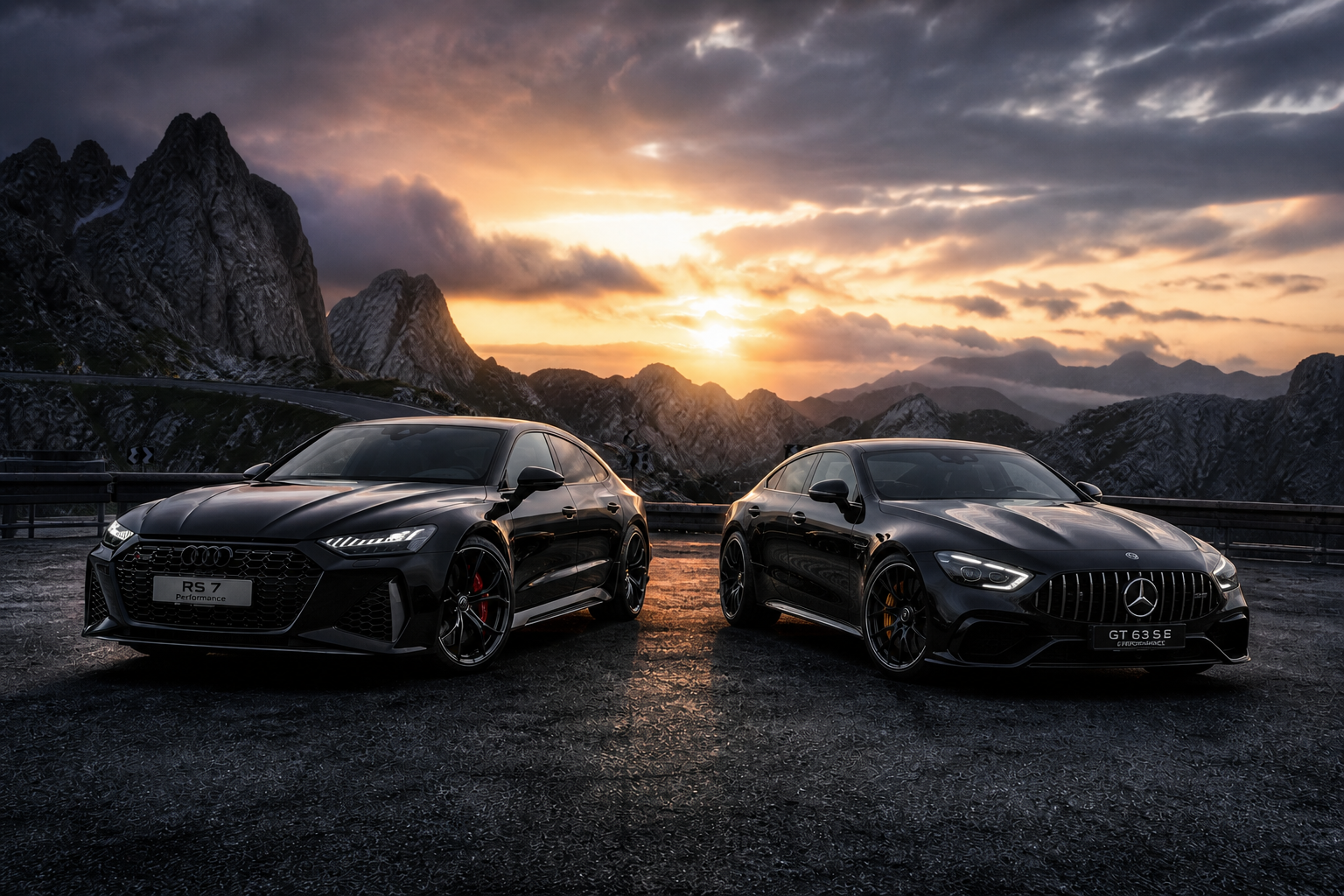 Audi RS7 Performance & Mercedes-AMG GT 63 S — Sportwagenvermietung